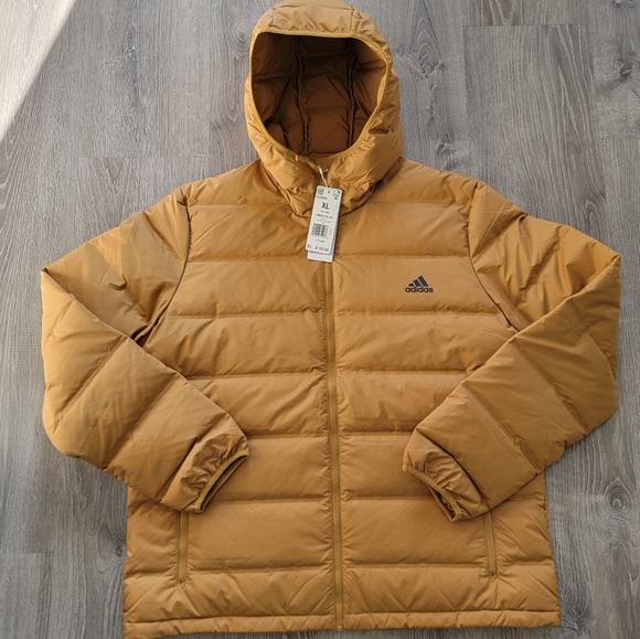 adidas Other - BRAND NEW Adidas Helionic Hooded Down Jacket Mens Size XL